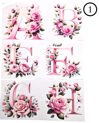 Motive- Buchstaben & Sternzeichen