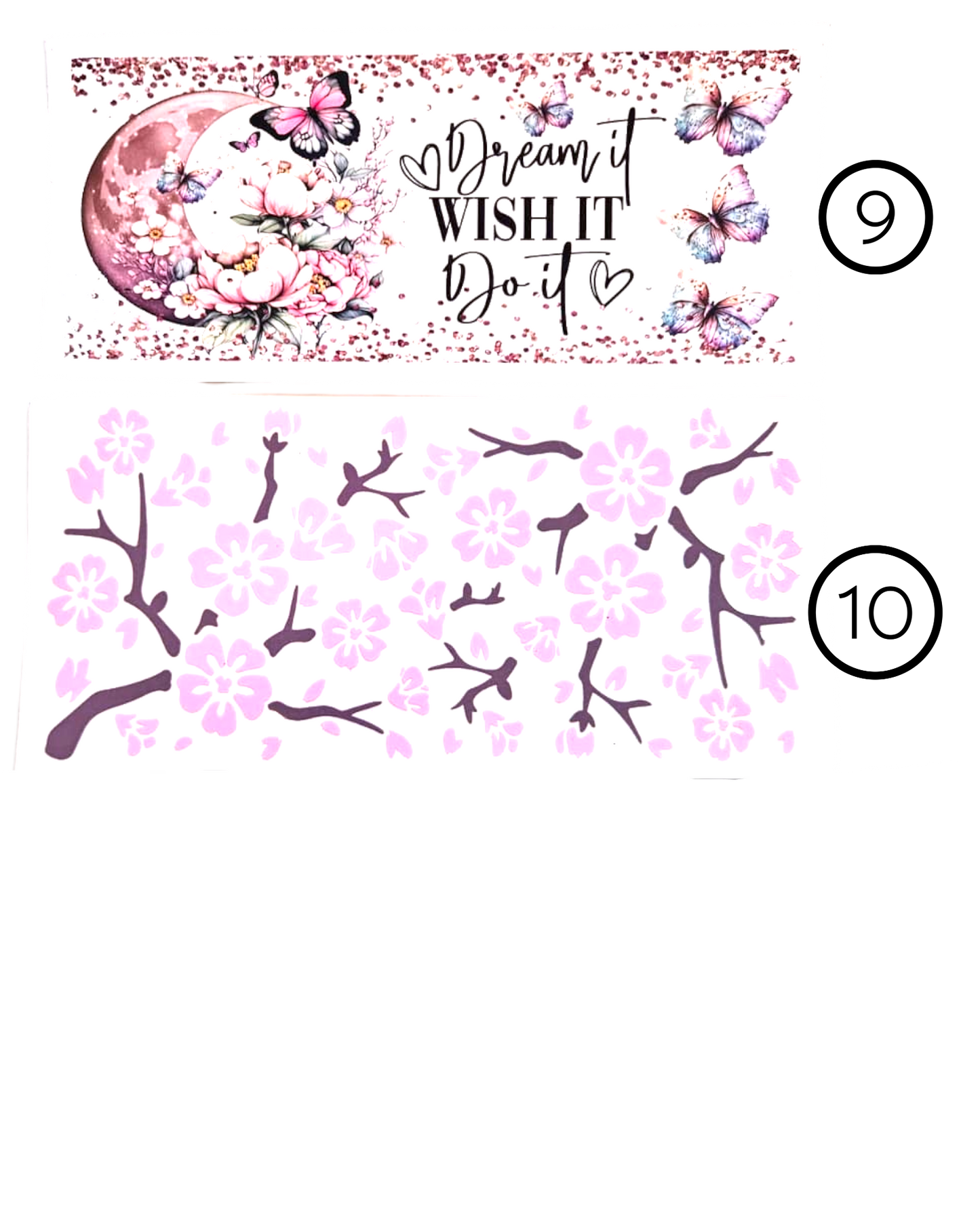 Motive-Schmetterlinge & Blumen