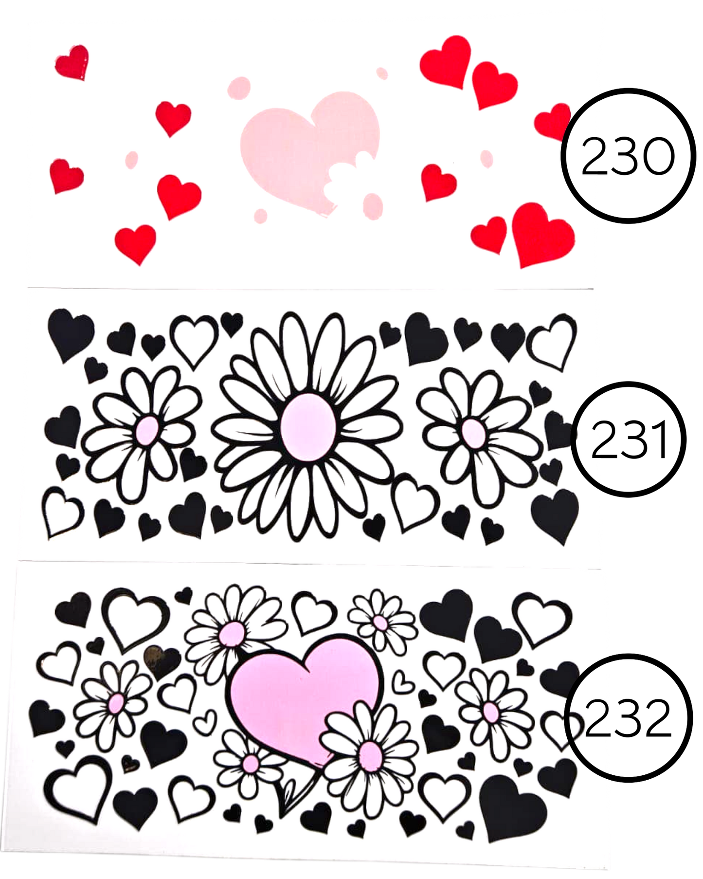 Motive-Mix & Muster - Aufkleber für Live-Cups