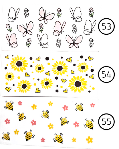 Motive-Schmetterlinge & Blumen