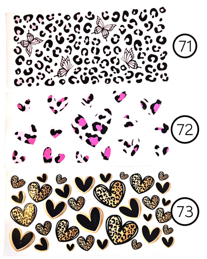 Motive-Mix & Muster - Aufkleber für Live-Cups