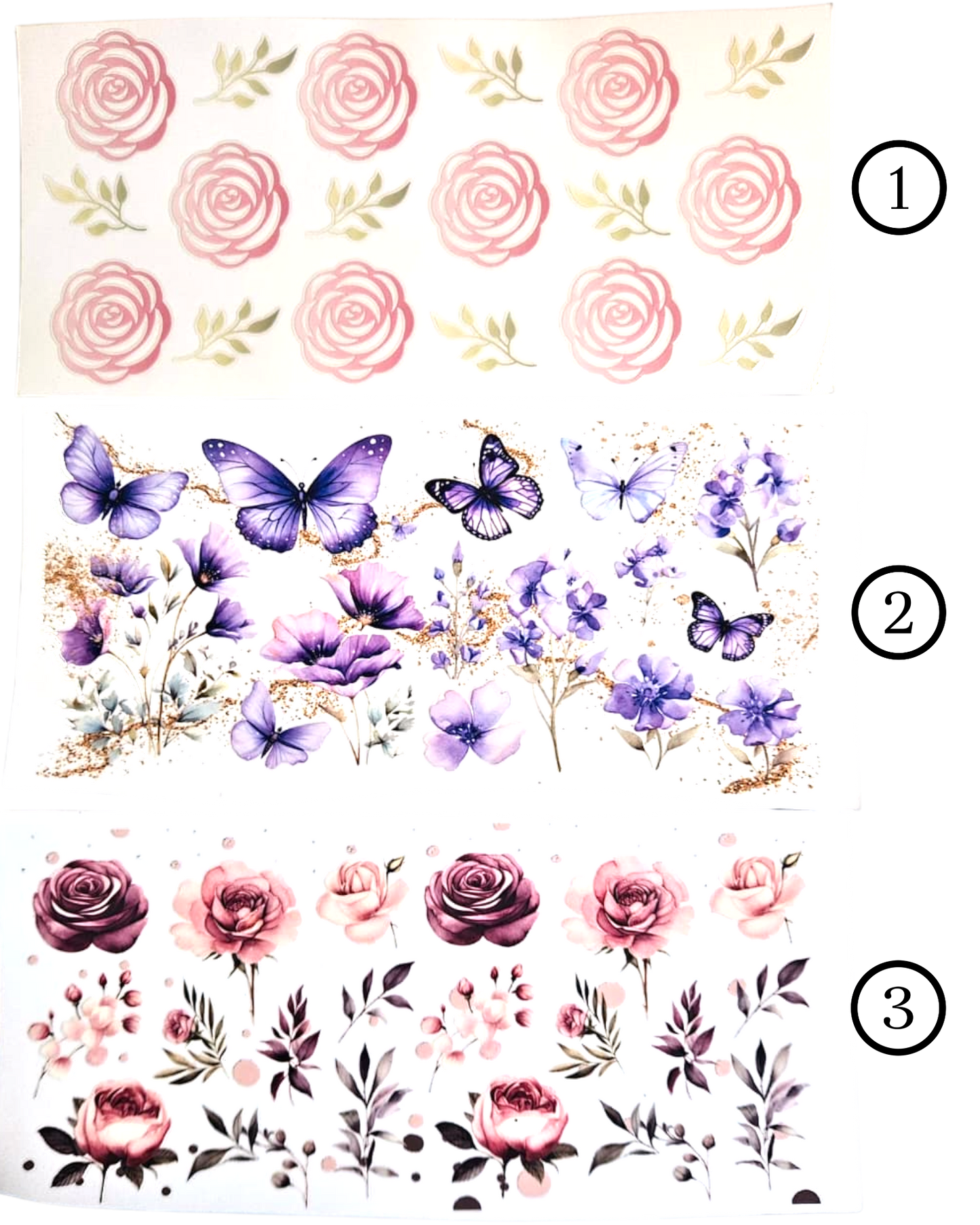 Motive-Schmetterlinge & Blumen