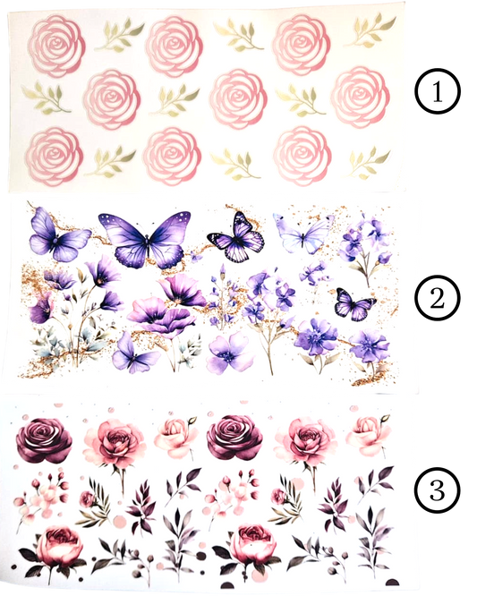 Motive-Schmetterlinge & Blumen