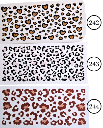 Motive-Mix & Muster - Aufkleber für Live-Cups