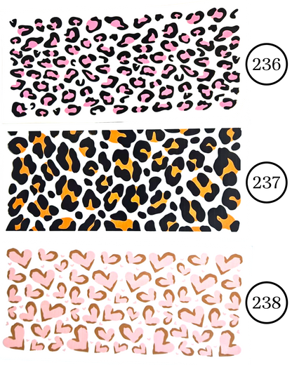 Motive-Mix & Muster - Aufkleber für Live-Cups