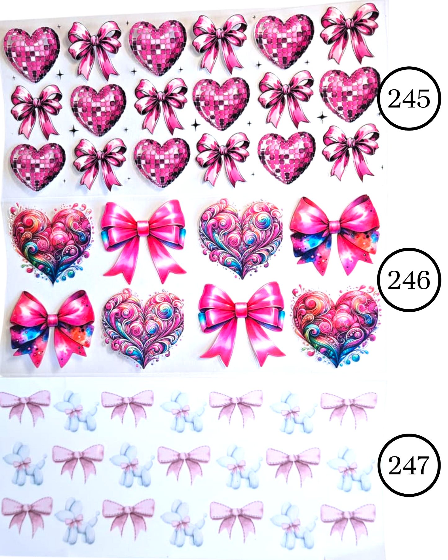 Motive-Mix & Muster - Aufkleber für Live-Cups