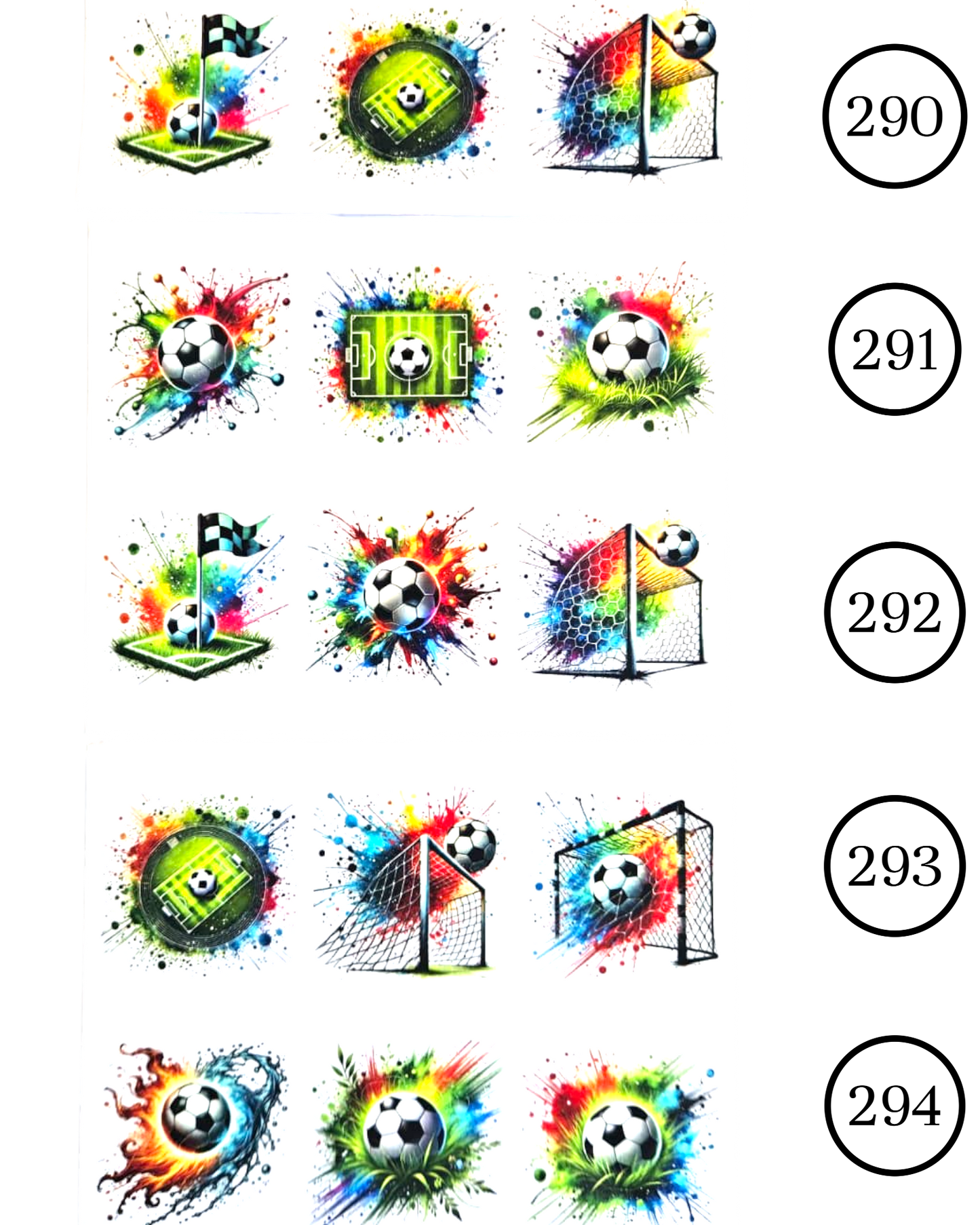 Motive-Mix & Muster - Aufkleber für Live-Cups