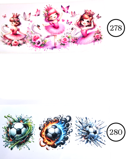 Motive-Mix & Muster - Aufkleber für Live-Cups