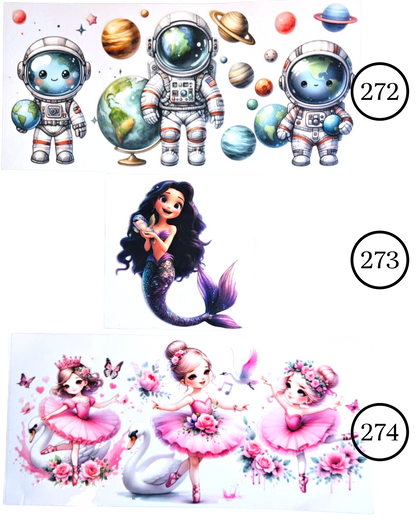 Motive-Mix & Muster - Aufkleber für Live-Cups