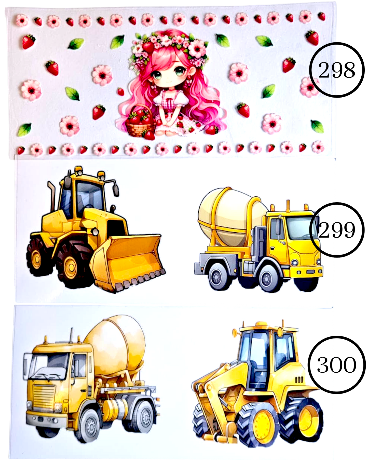 Motive-Mix & Muster - Aufkleber für Live-Cups