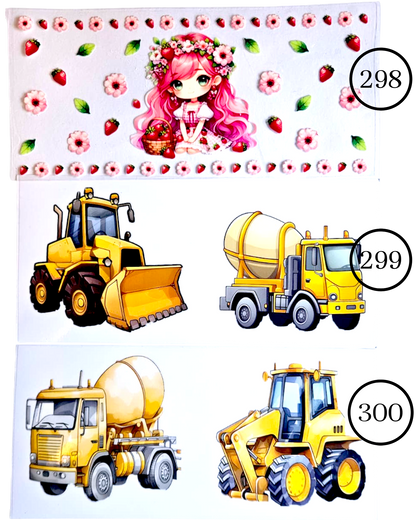 Motive-Mix & Muster - Aufkleber für Live-Cups