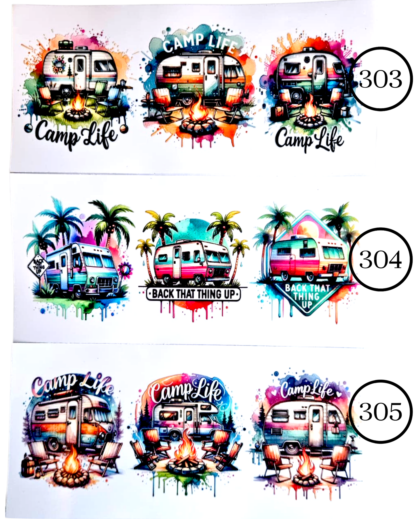 Motive-Mix & Muster - Aufkleber für Live-Cups