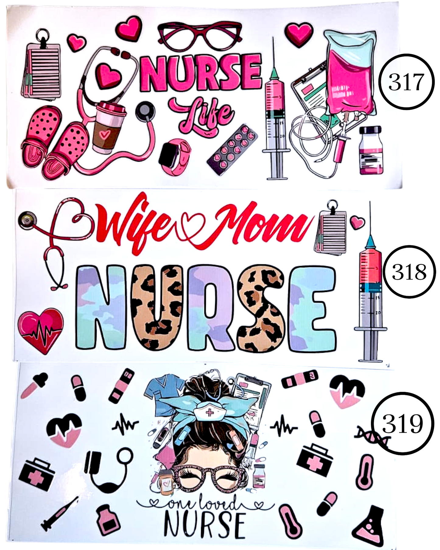 Motive-Mix & Muster - Aufkleber für Live-Cups