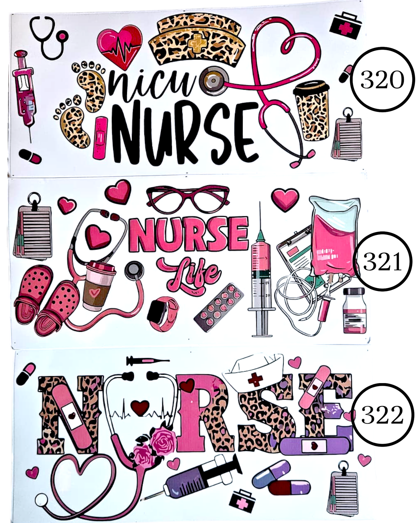 Motive-Mix & Muster - Aufkleber für Live-Cups