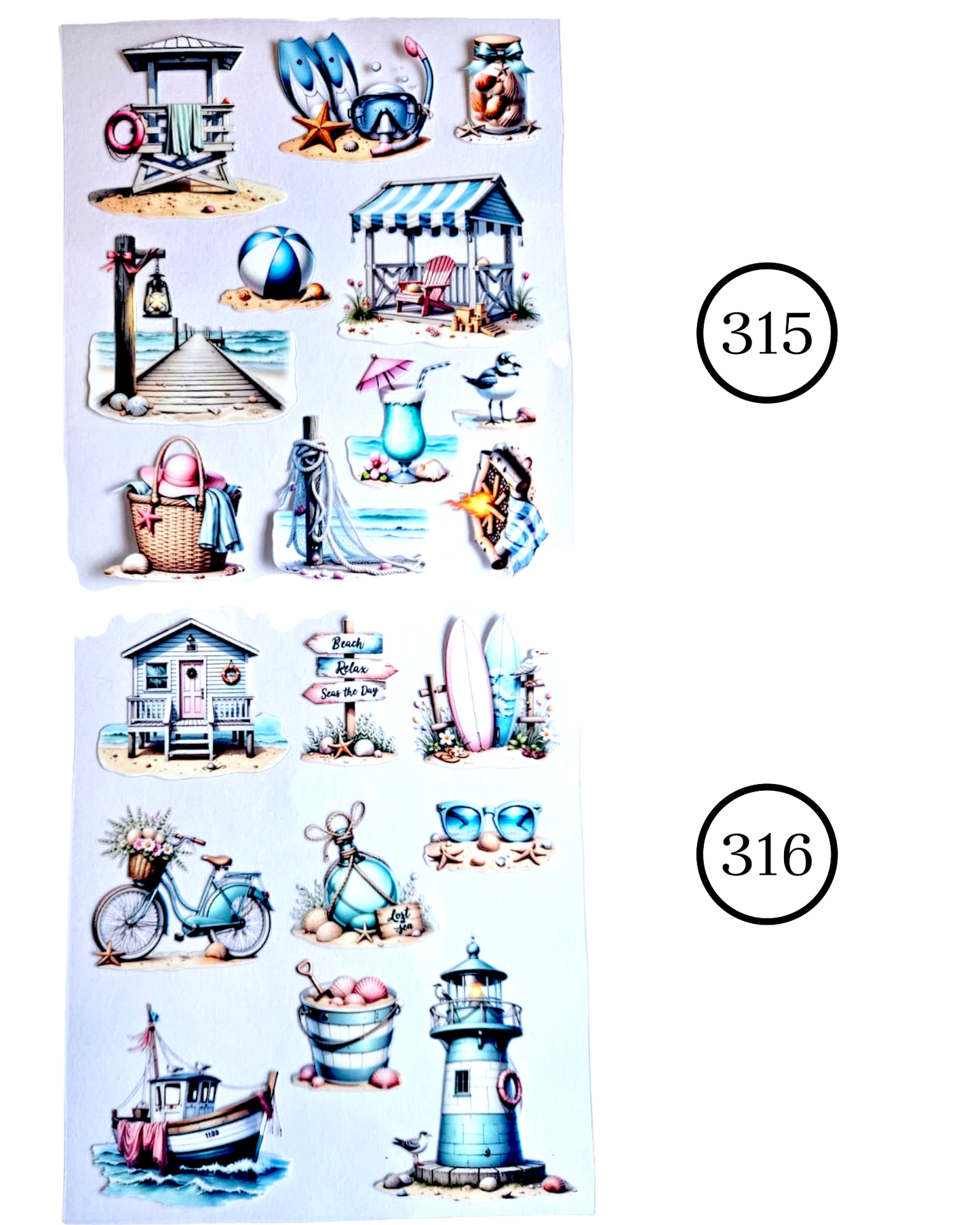 Motive-Mix & Muster - Aufkleber für Live-Cups