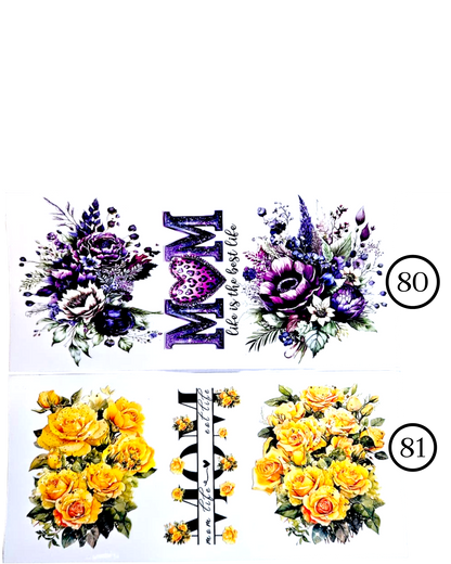 Motive-Schmetterlinge & Blumen
