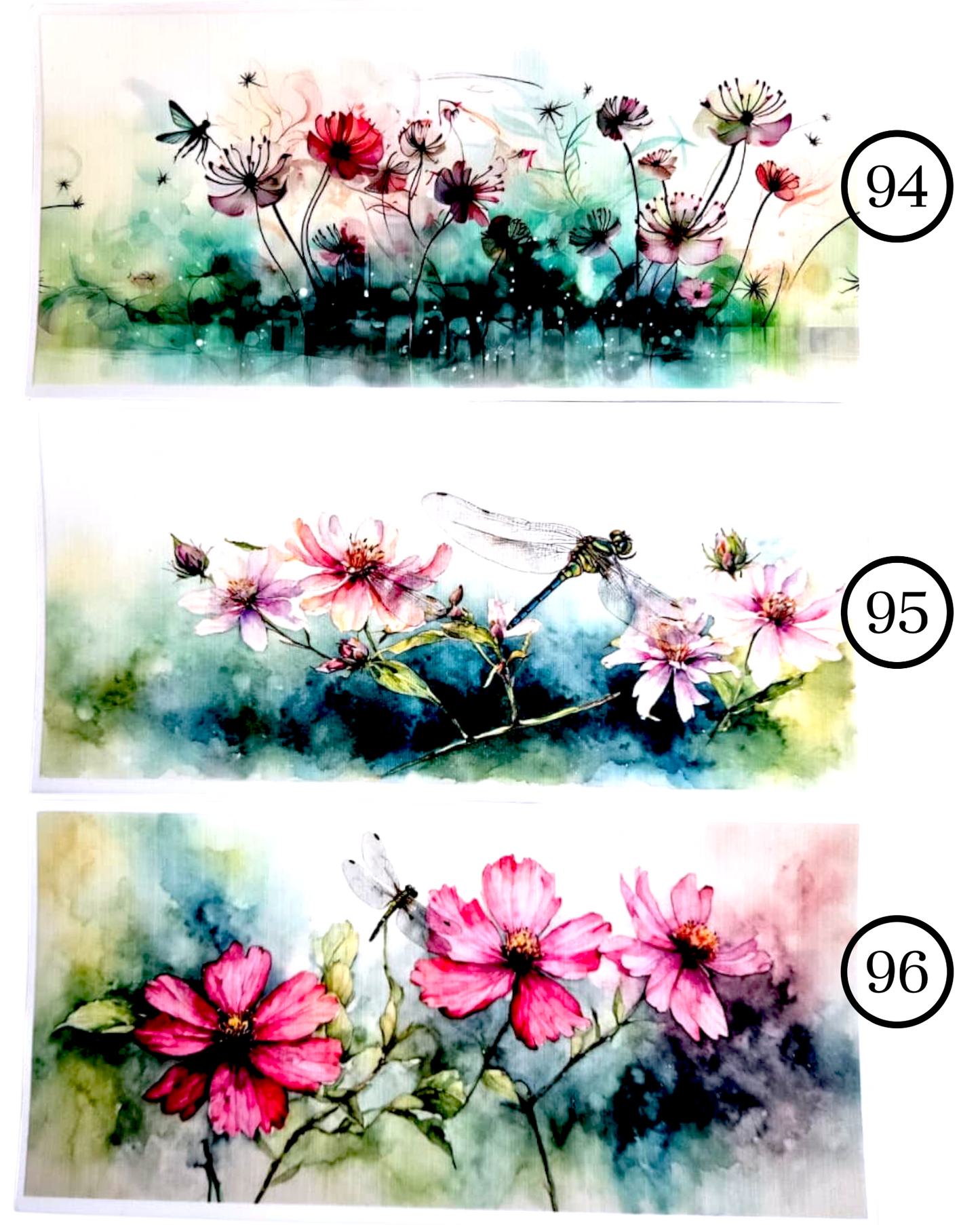 Motive-Schmetterlinge & Blumen