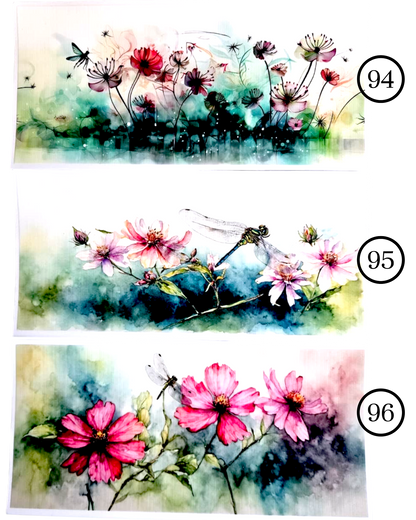 Motive-Schmetterlinge & Blumen