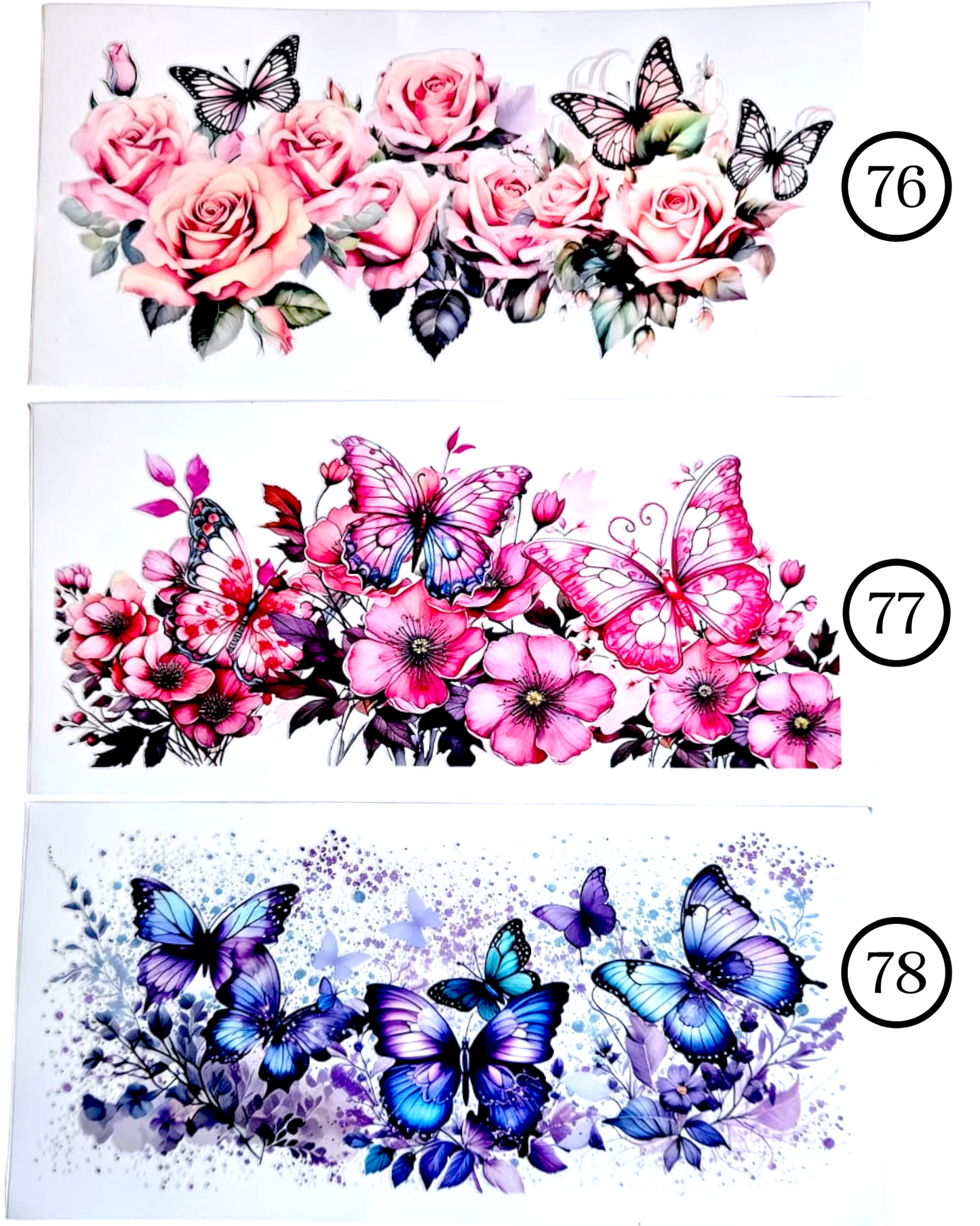 Motive-Schmetterlinge & Blumen