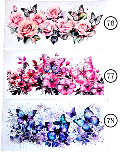 Motive-Schmetterlinge & Blumen
