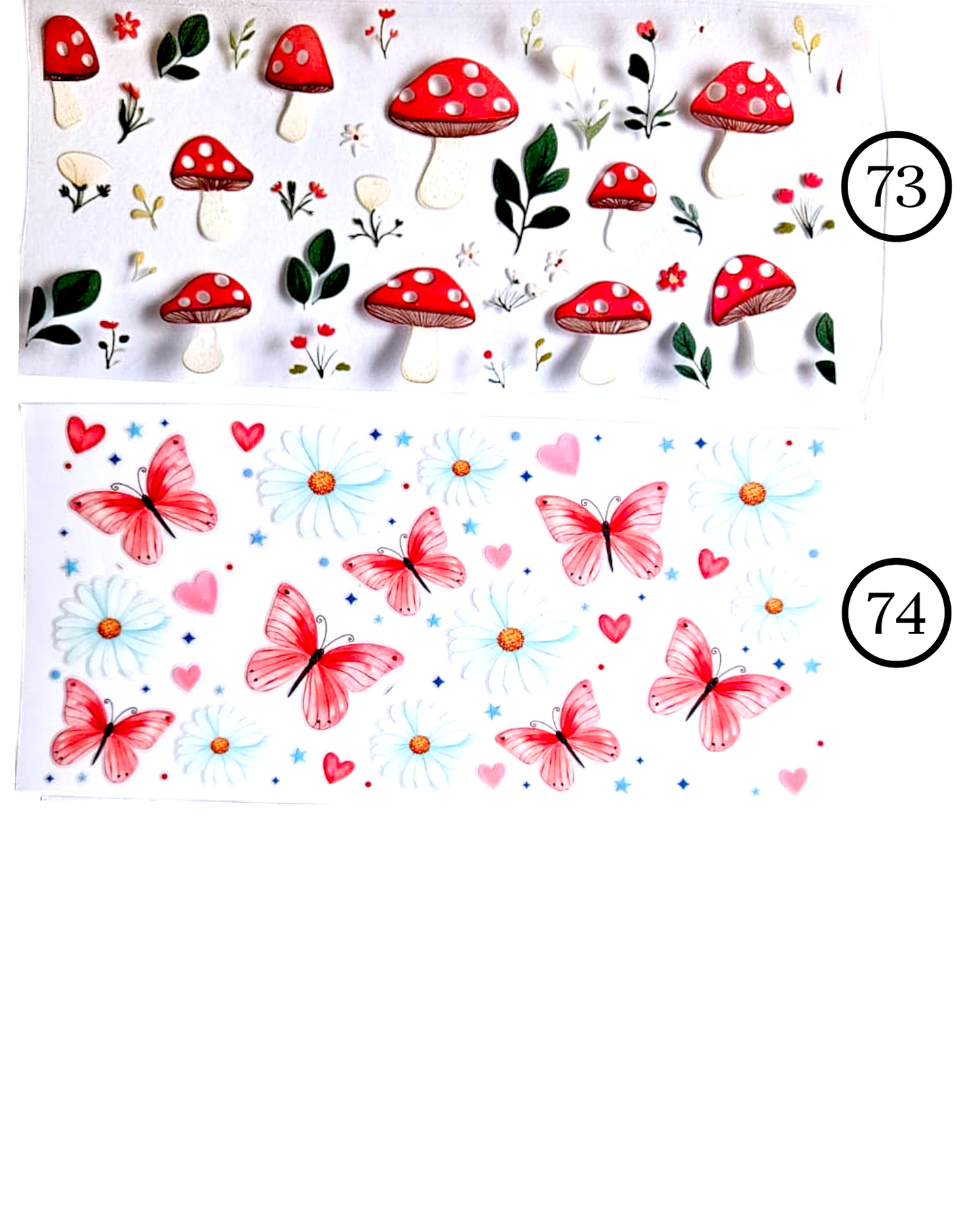 Motive-Schmetterlinge & Blumen