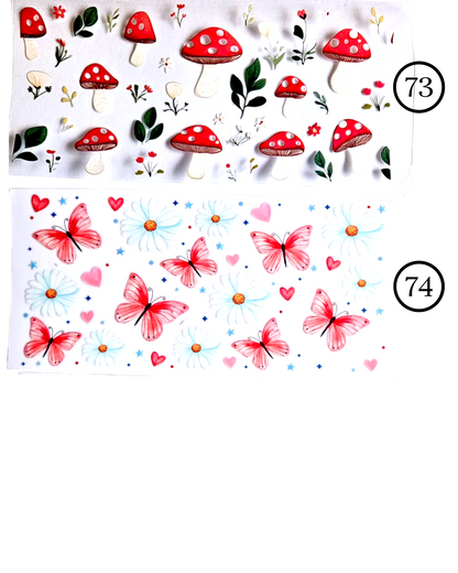 Motive-Schmetterlinge & Blumen