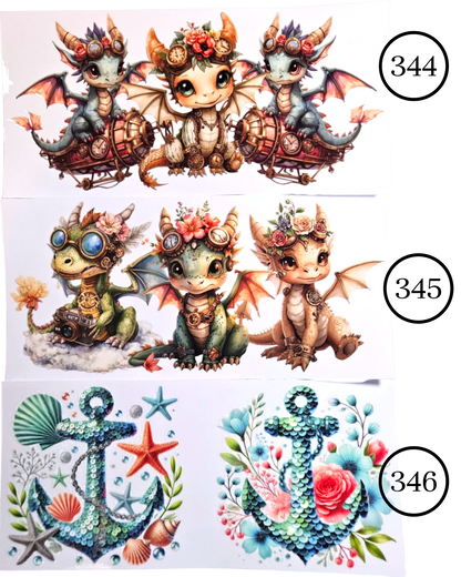 Motive-Mix & Muster - Aufkleber für Live-Cups