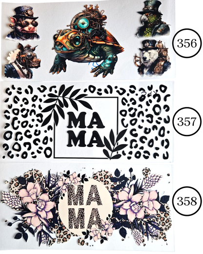 Motive-Mix & Muster - Aufkleber für Live-Cups