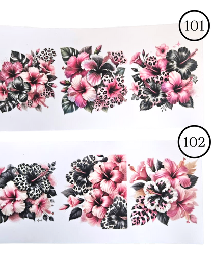 Motive-Schmetterlinge & Blumen