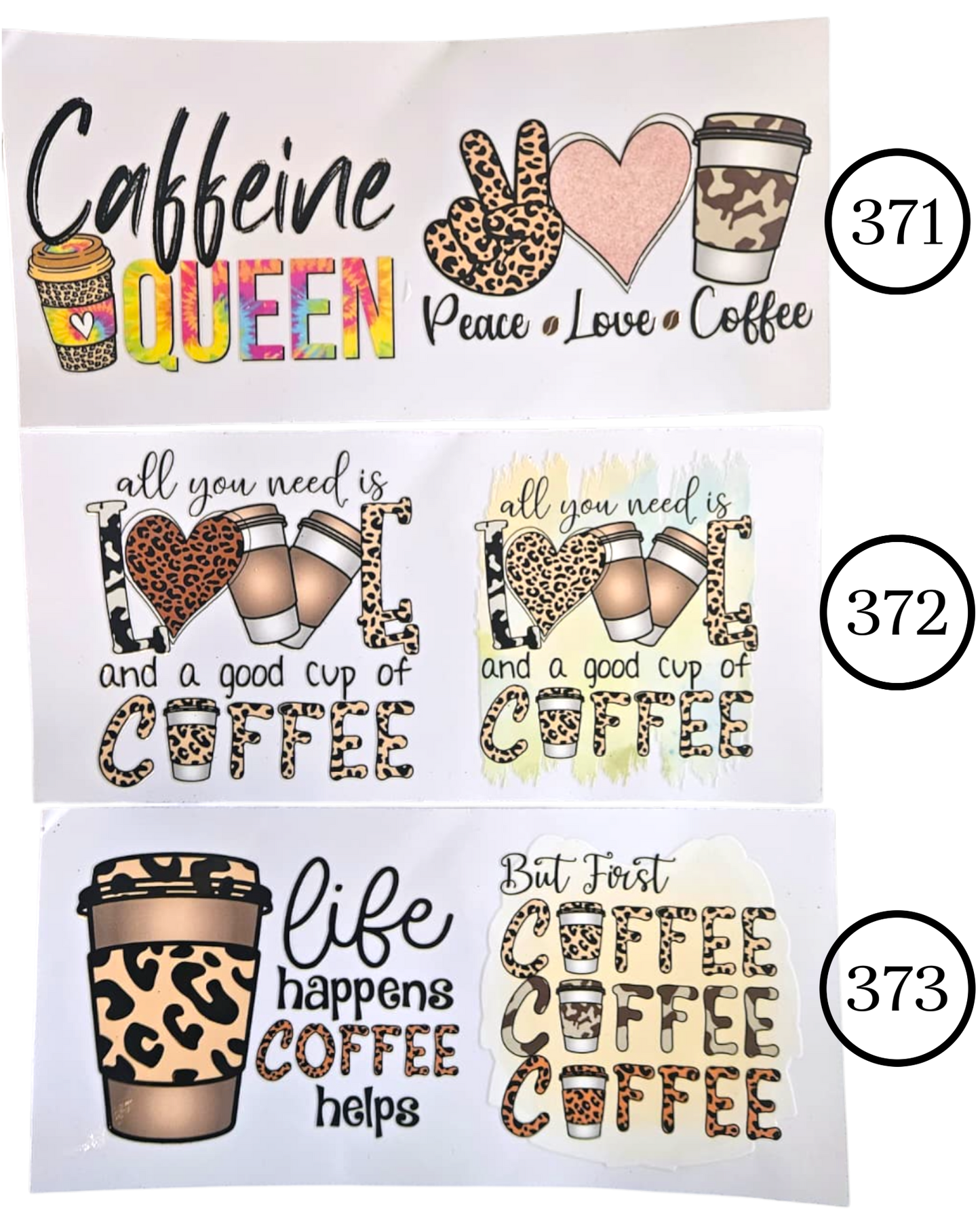 Motive-Mix & Muster - Aufkleber für Live-Cups