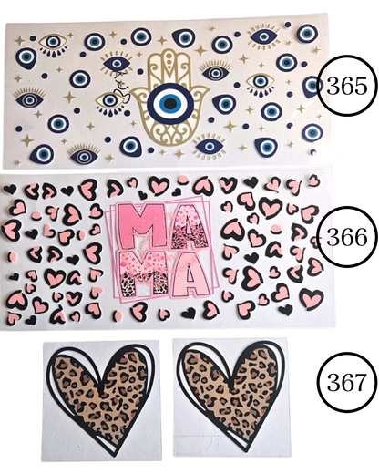 Motive-Mix & Muster - Aufkleber für Live-Cups