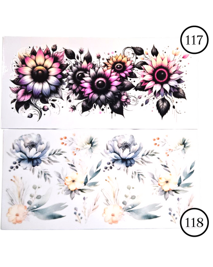 Motive-Schmetterlinge & Blumen