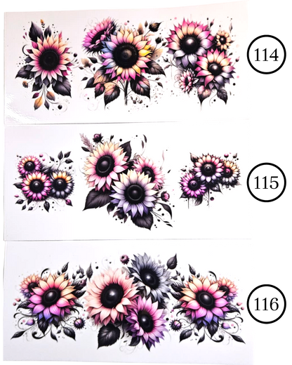 Motive-Schmetterlinge & Blumen