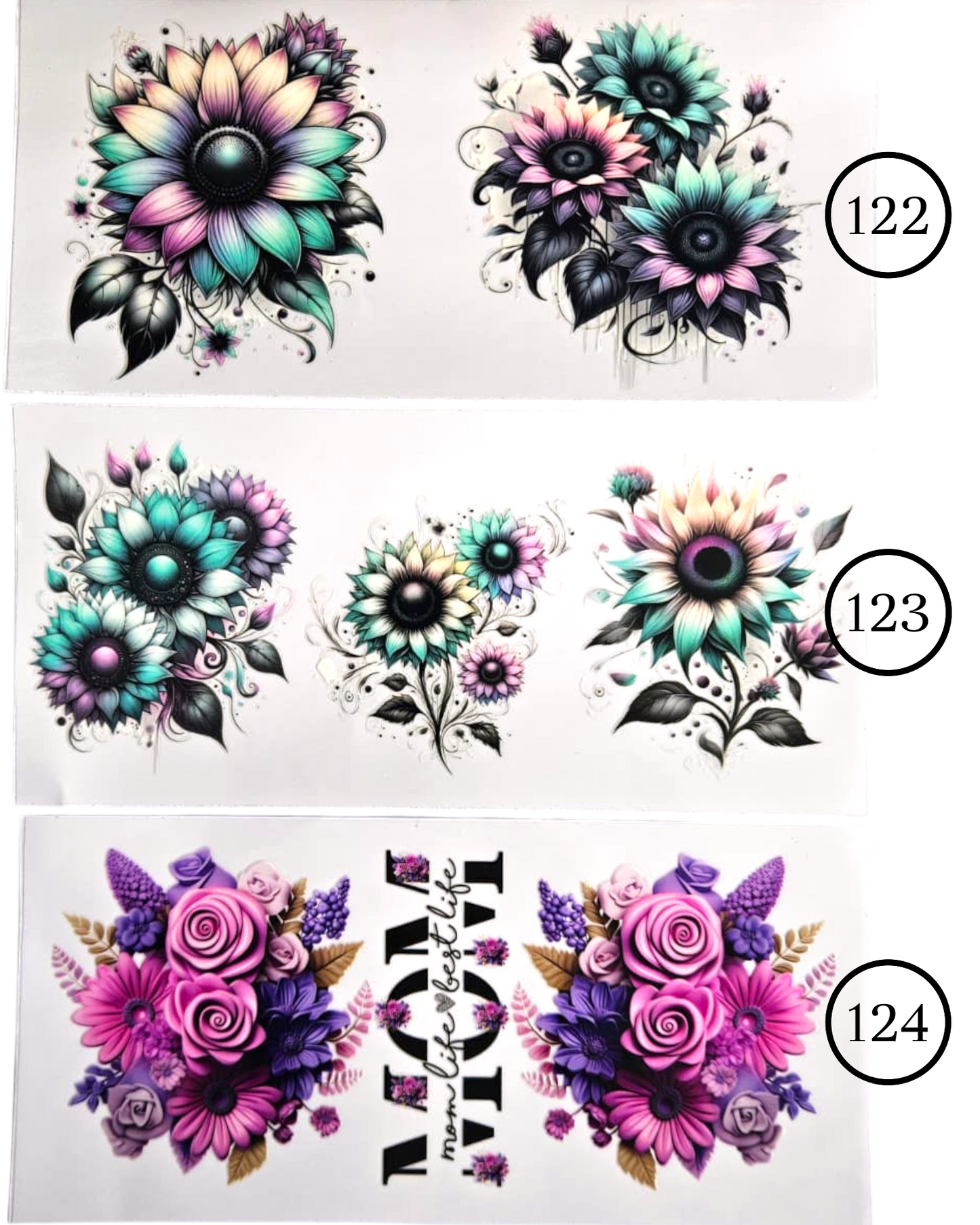 Motive-Schmetterlinge & Blumen