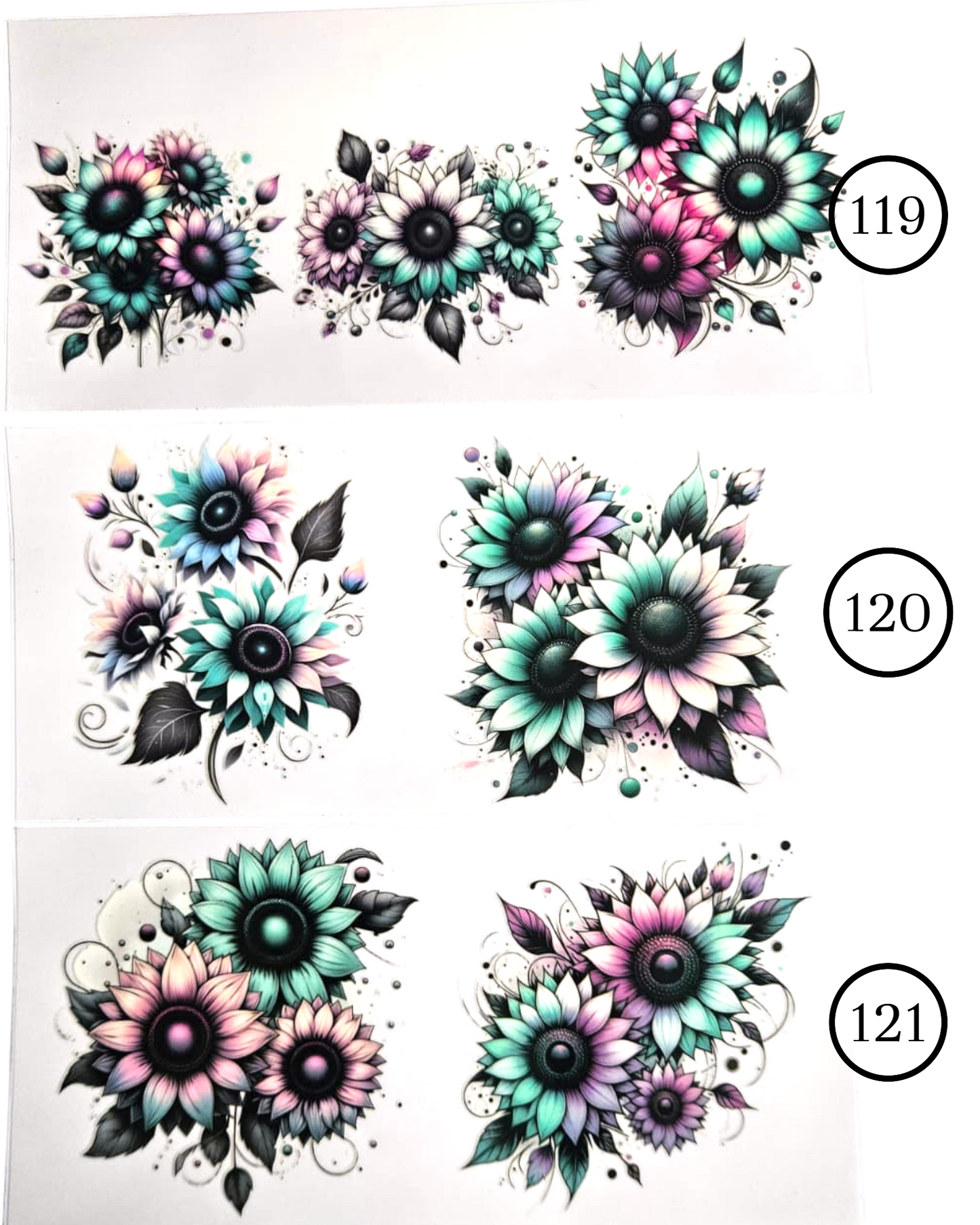 Motive-Schmetterlinge & Blumen