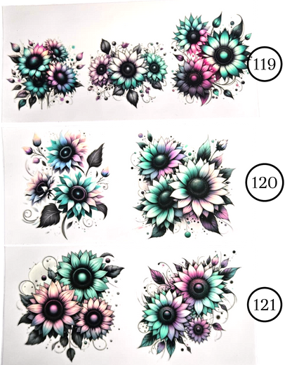 Motive-Schmetterlinge & Blumen