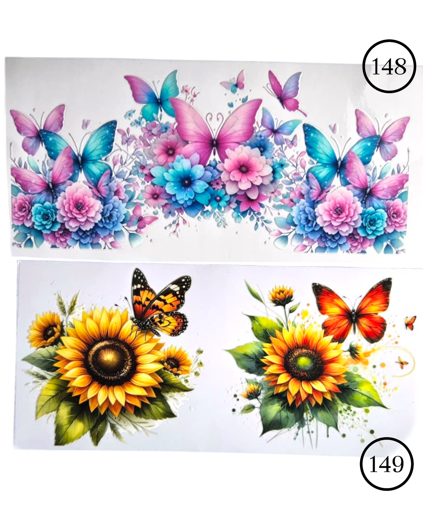 Motive-Schmetterlinge & Blumen