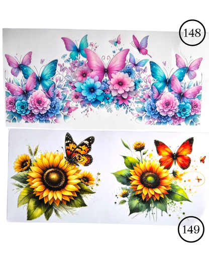 Motive-Schmetterlinge & Blumen