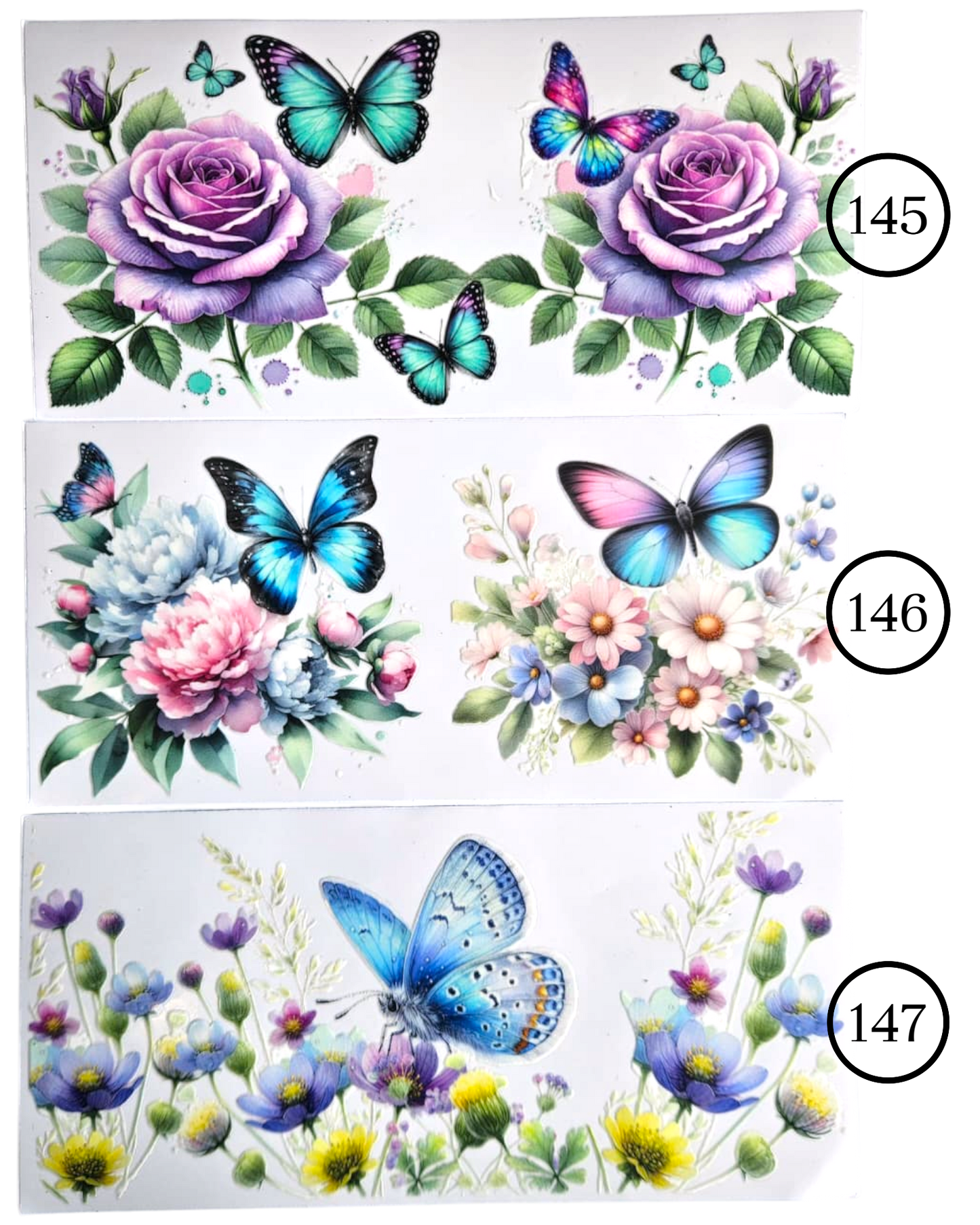 Motive-Schmetterlinge & Blumen