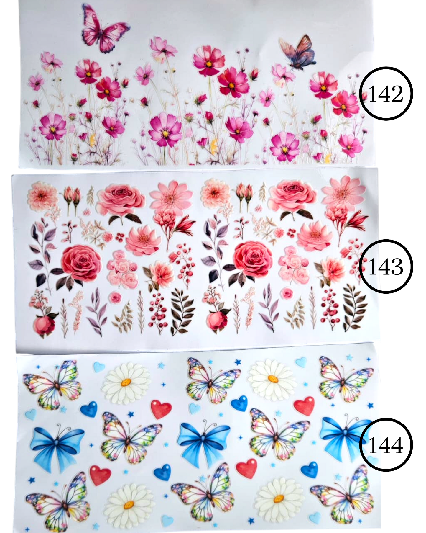 Motive-Schmetterlinge & Blumen