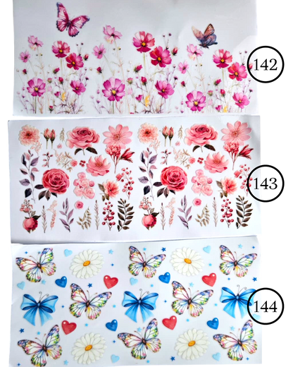 Motive-Schmetterlinge & Blumen