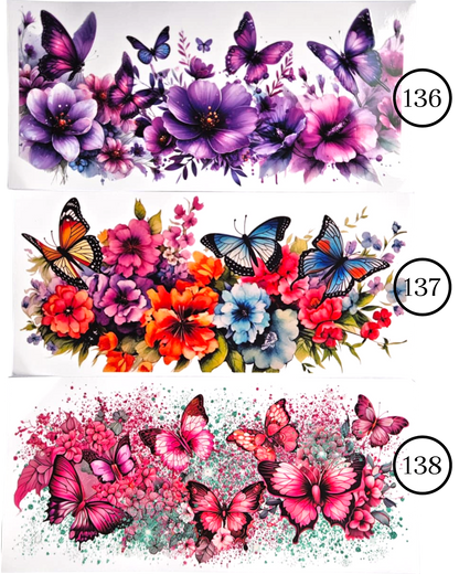 Motive-Schmetterlinge & Blumen