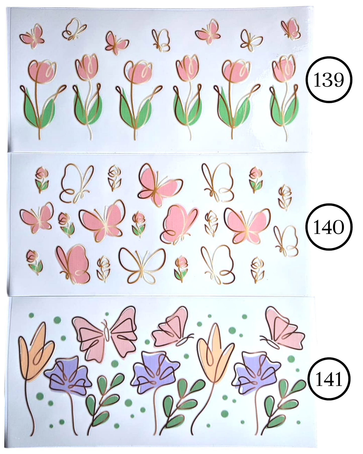Motive-Schmetterlinge & Blumen