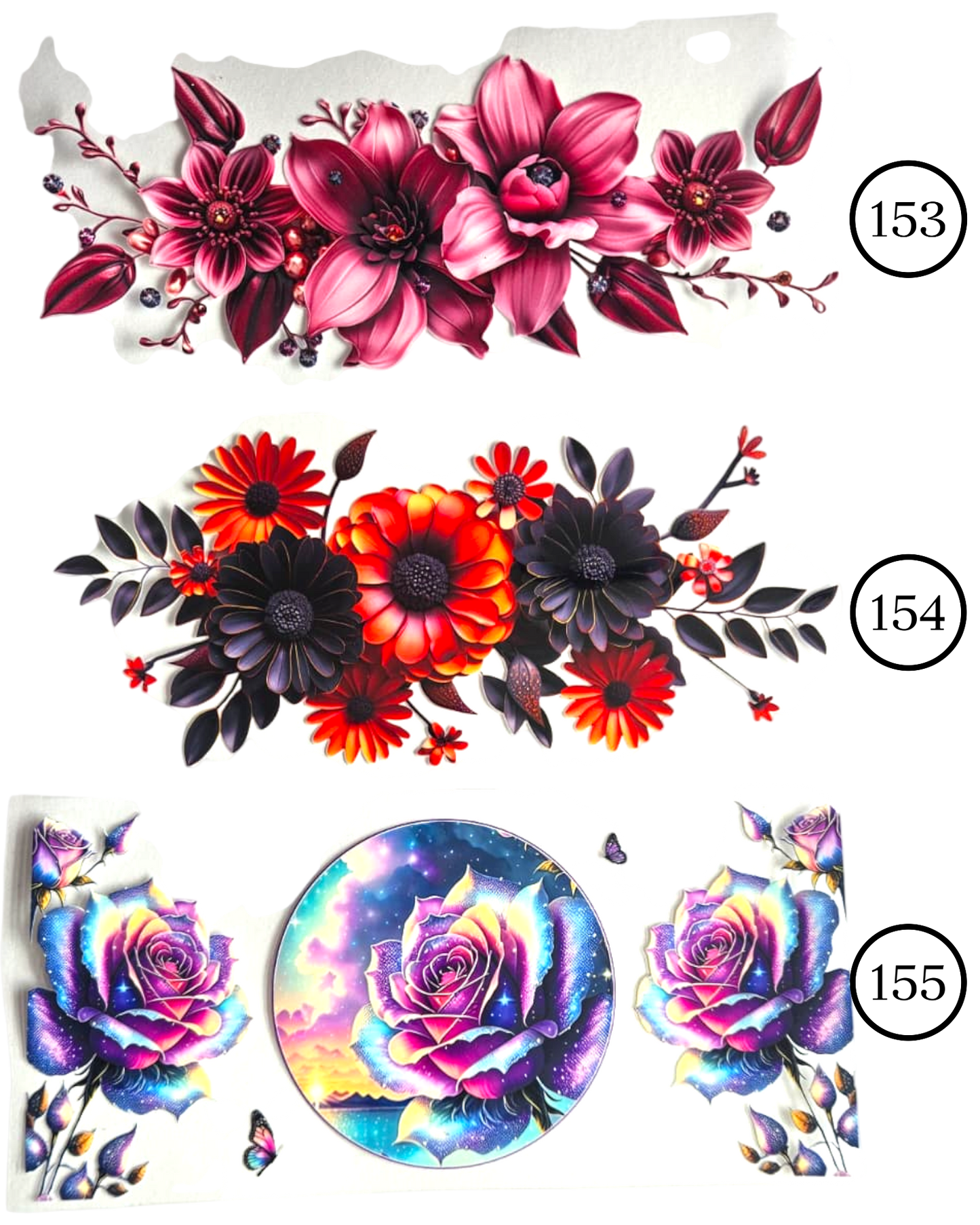 Motive-Schmetterlinge & Blumen