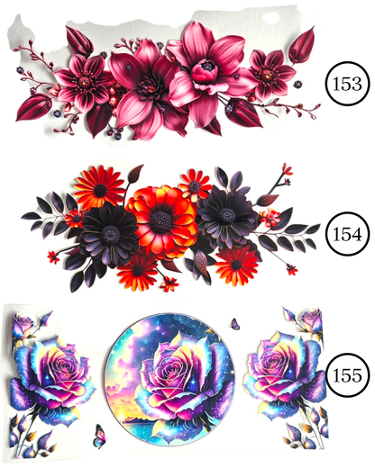 Motive-Schmetterlinge & Blumen