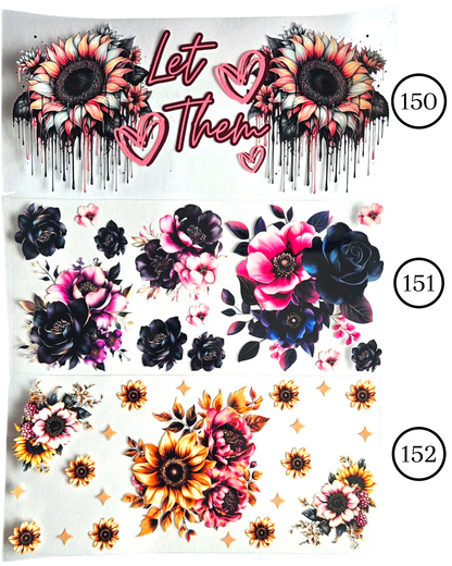 Motive-Schmetterlinge & Blumen