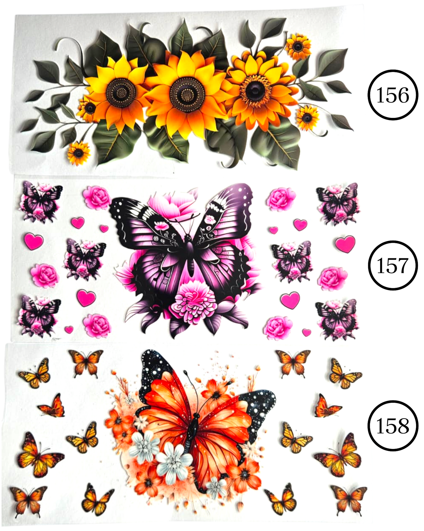 Motive-Schmetterlinge & Blumen