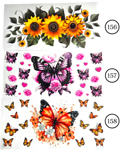Motive-Schmetterlinge & Blumen