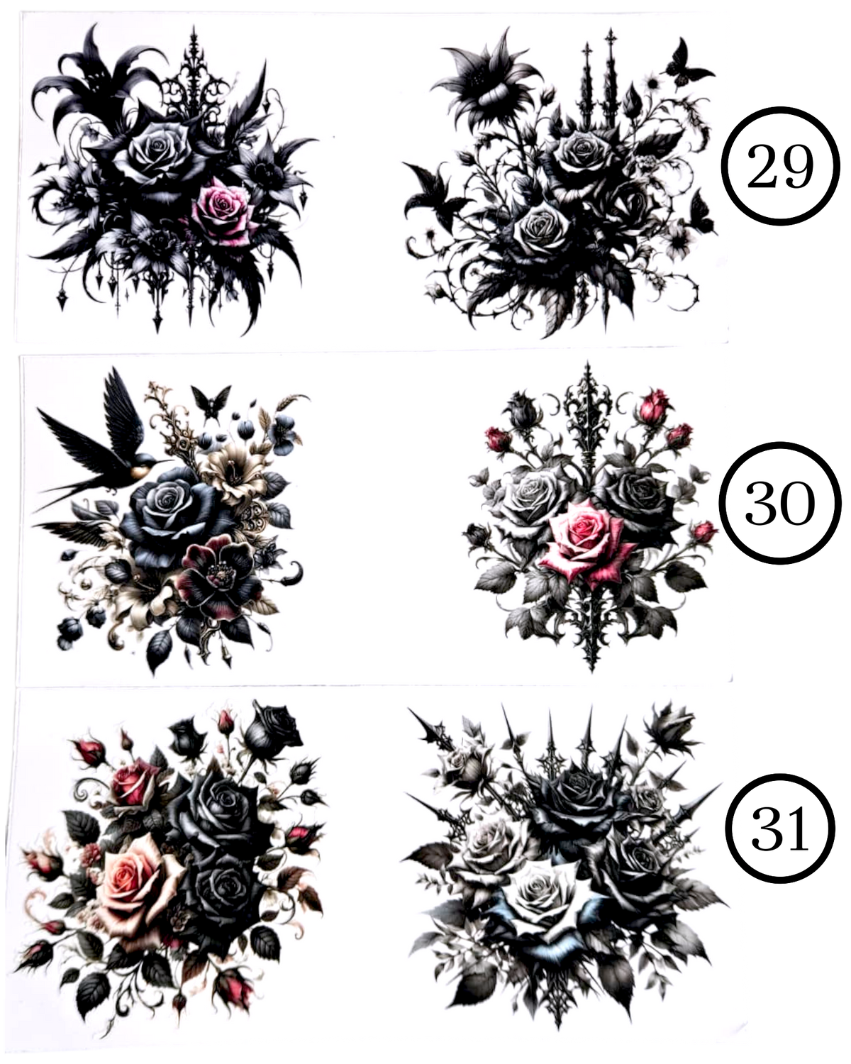 Motive-Schmetterlinge & Blumen