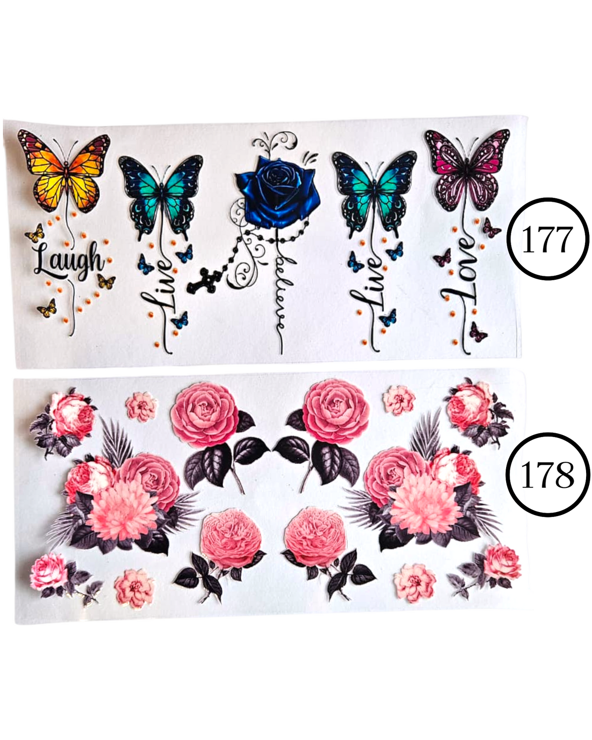 Motive-Schmetterlinge & Blumen